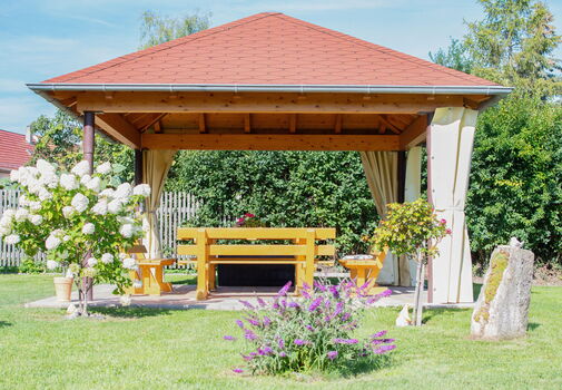 Garten der Pension "Mühlburgblick"