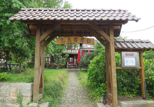 Aussenansicht vom Steakrestaurant "Lasso"