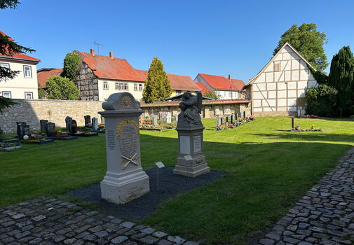 Lapidarium auf dem Friedhof Mühlberg